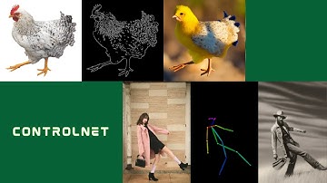 Stable Diffusion AI Art: ControlNet Edge and Pose Detection example.