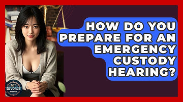 How Do You Prepare For An Emergency Custody Hearing? - Get Divorce Answers