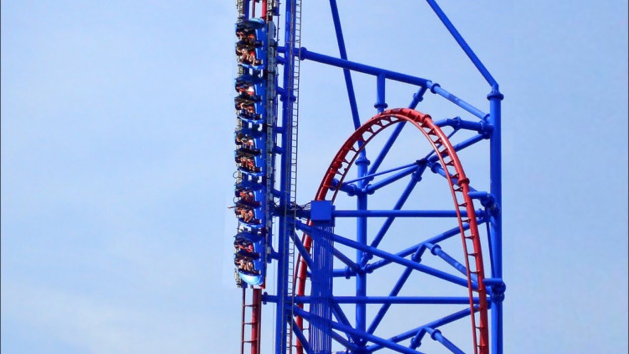 Six Flags Reverse Flash Mr. Freeze: Reverse Blast at Six Flags - YouTube