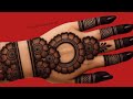 Very simple unique style mehndi design for back hand|new easy mehndi design 2025 | mehandi designs