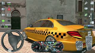 Taxi Sim 2020 Gameplay | With my new car : Marcedes Benz E Class | OmioXGaming screenshot 5