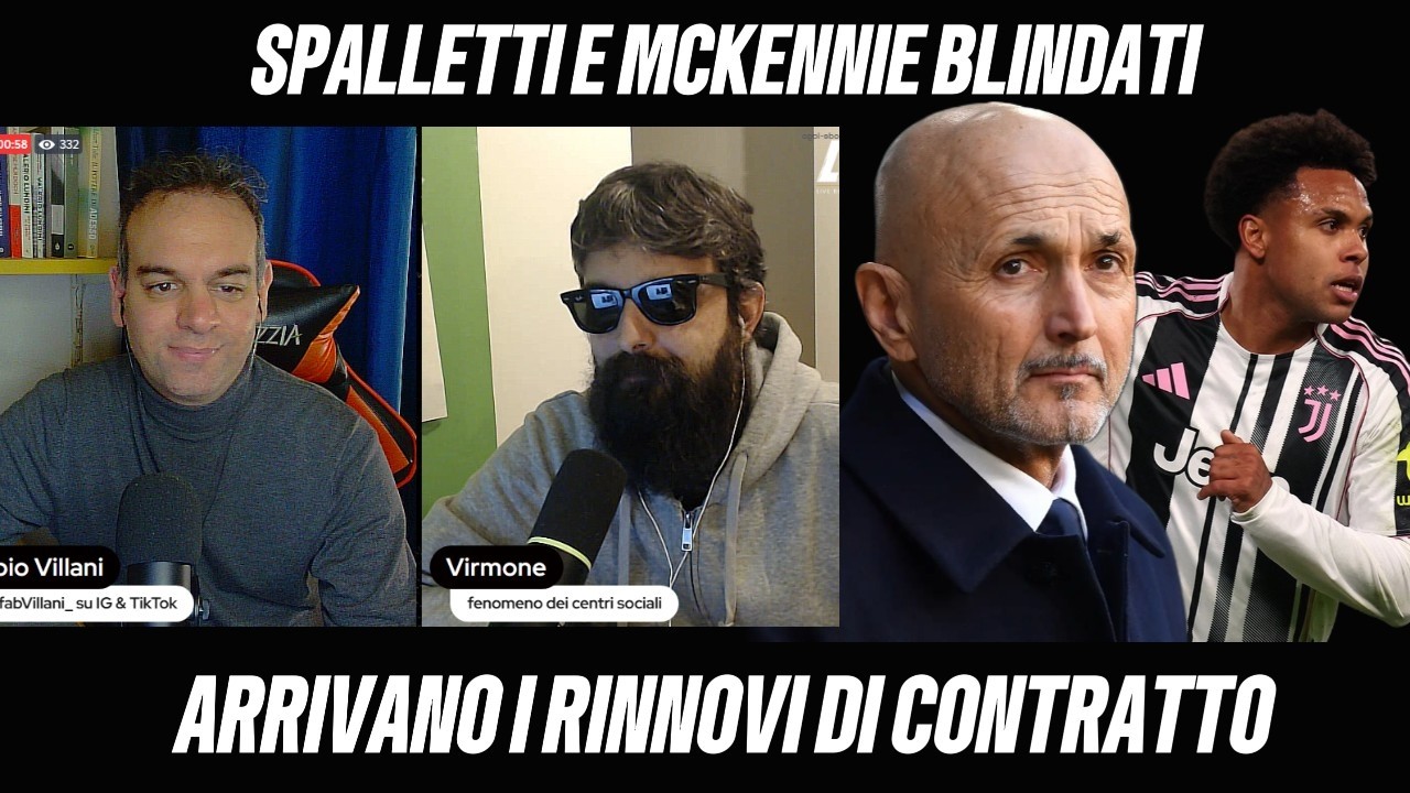 SPALLETTI & MCKENNIE rinnovano con la JUVENTUS [CONFERENZA STAMPA pre CHAMPIONS]