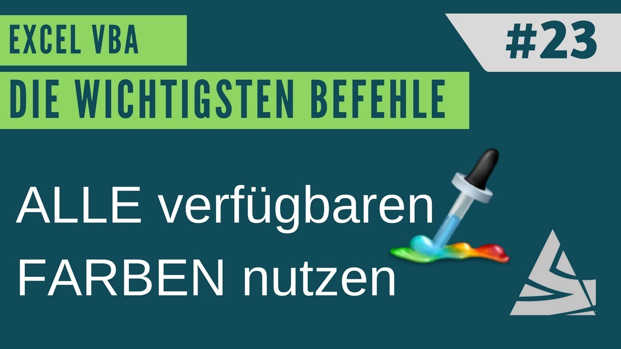 Excel Vba Die Wichtigsten Befehle Excel Vba Lernen Wie