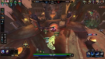 Fighting medium and easy bots! | SMITE #1