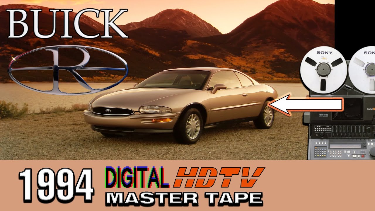 Buick Riviera HDTV Promotional Demo (1994 Digital HDVS 1035i Sony 8th Gen. Advertisement Video)