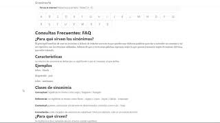 Buscador de sinonimos online - SinonimosYa.com