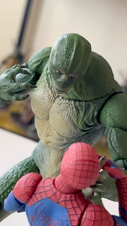 Marvel Legends Lizard! Finally have all the NWH villains #spiderman #marvel #actionfigures #unboxing