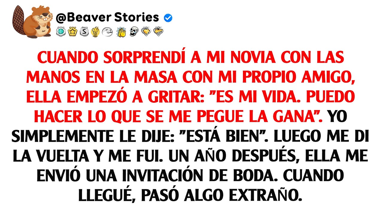 Cuando descubrí a mi novia engañándome con mi propio amigo, ella gritó: 'Esta es mi vida, puedo ...'