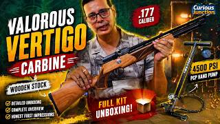 Valourous Vertigo Carbine Unboxing 🔥 Wooden Stock + 4500 PSI Pump | Worth It or Not?