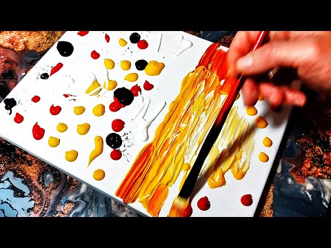 איך לצייר – ציור אקריליק למתחילים: צייר/י בעצמך ציור נוף ב- 20 דקות! ציור הדגמה (2020)