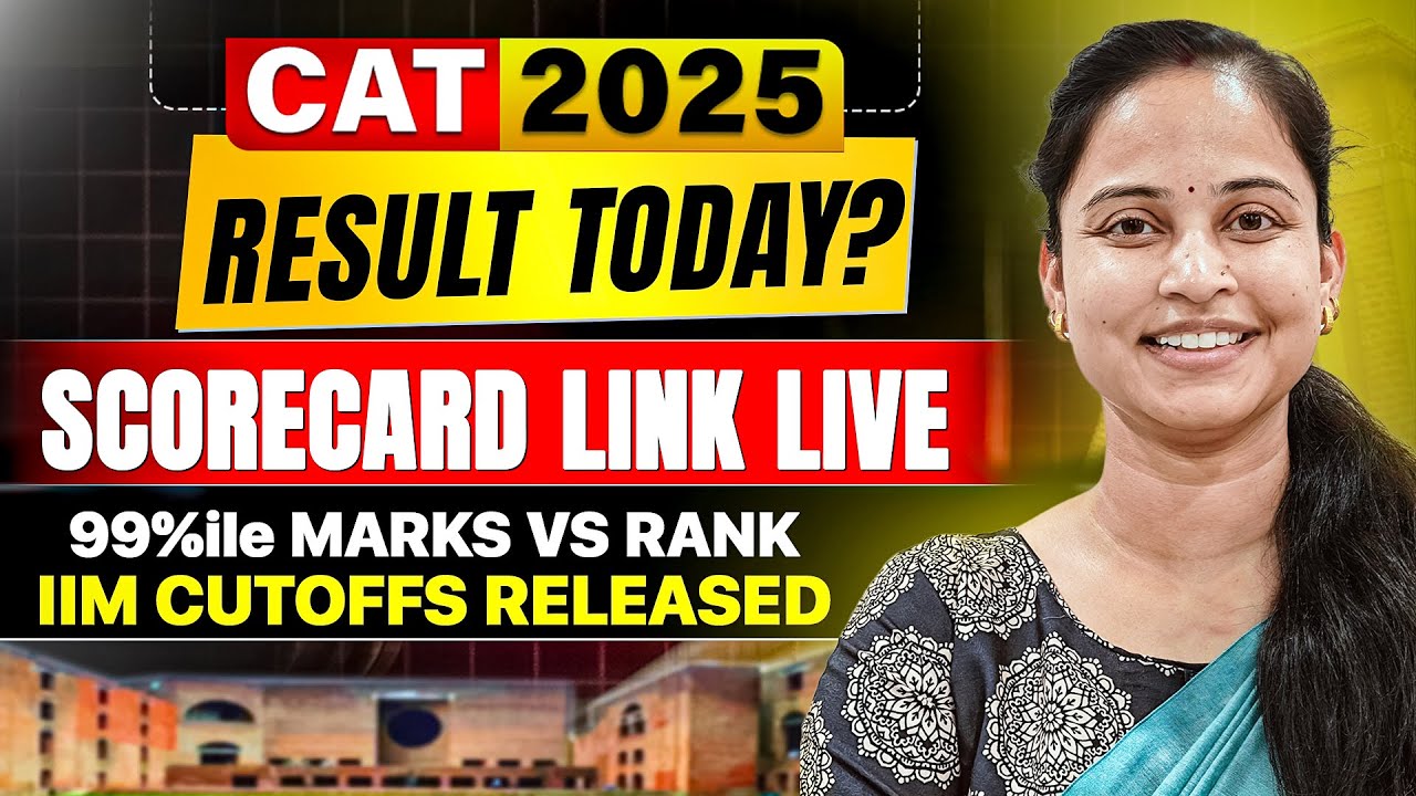 CAT 2025 Result OUT Today? 📊 | IIM Result LIVE Updates | Expected ...