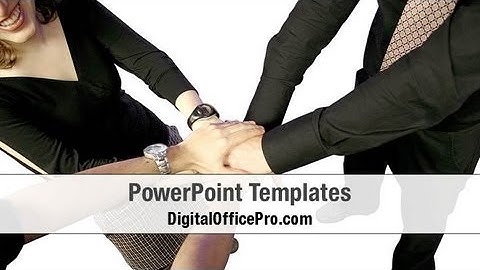 Teamwork Concept PowerPoint Template Backgrounds - DigitalOfficePro #06359W