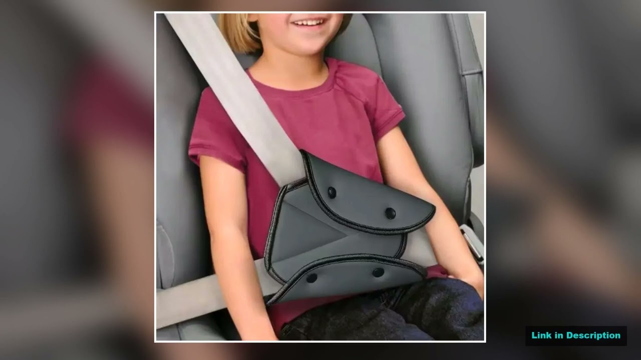 Child Seat Belt Baby Shoulder Cover Seat Belt Adjustment Holder Car AntiNeck Neck Positioner Child