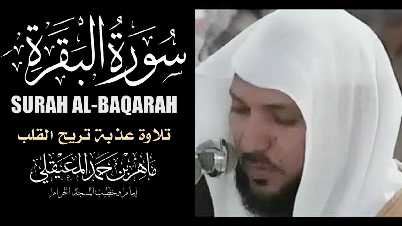 حصن بيتك سوره البقرة كامله بصوت الشيخ ماهر المعيقلي بدون إعلانات