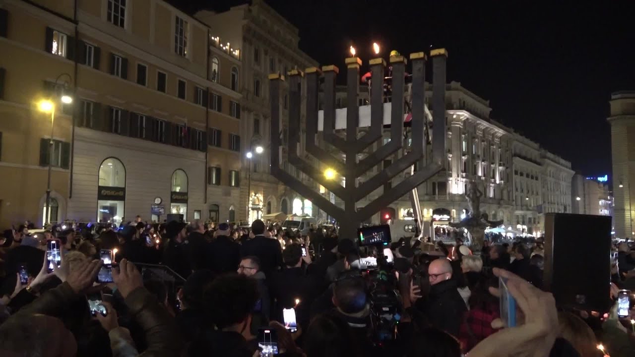 Hanukkah 2025 piazza barberini