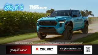 Choose Your Savings: Victory Toyota of San Bruno | Employee Pricing, $2,500 Trade Assistance & More