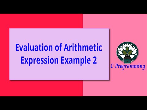 75C Evaluation of Arithmetic Expression 2