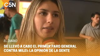 CONSTITUCIÓN: cuál es la OPINIÓN de la GENTE sobre el PARO GENERAL