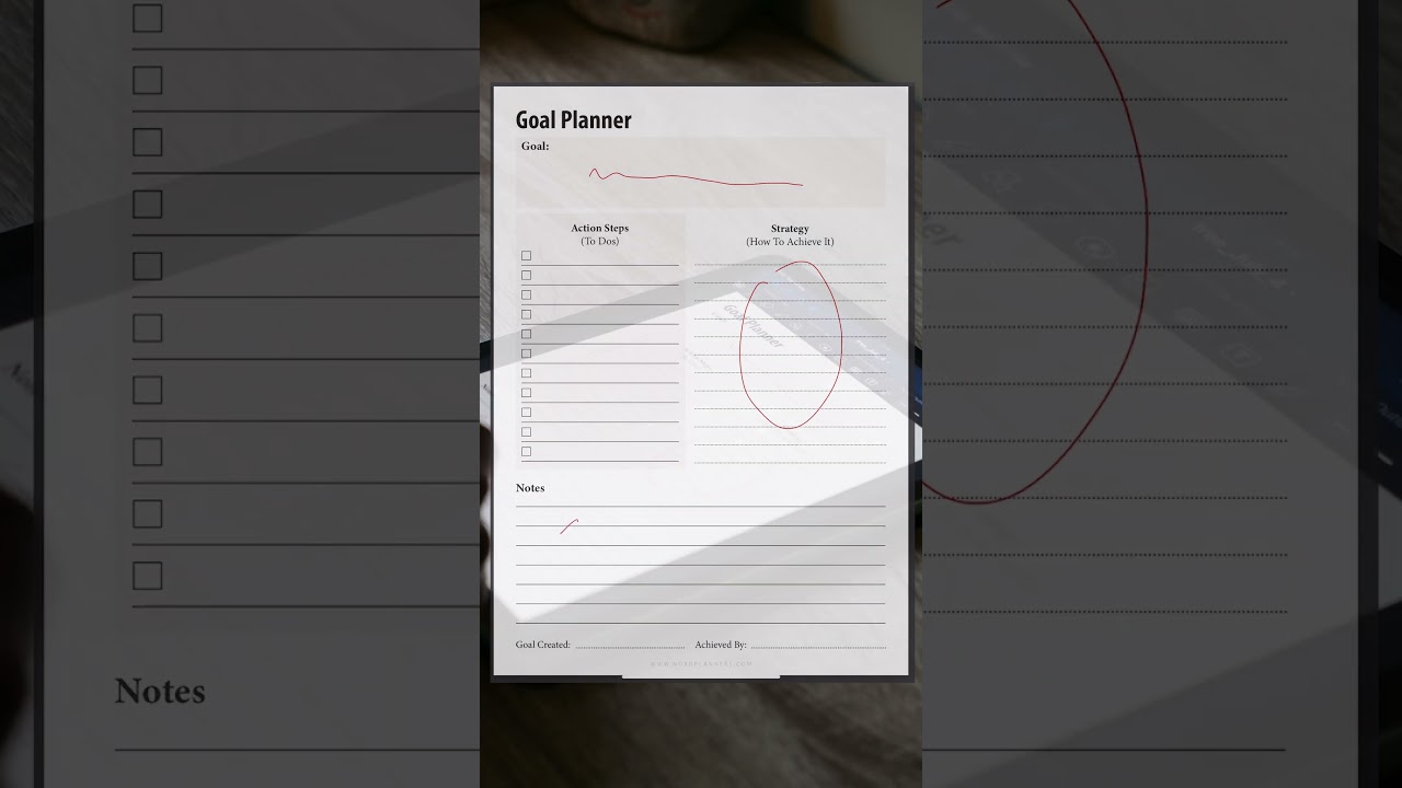 Goal Planner 2025 | Achieve Your Dreams with Nord Planners 