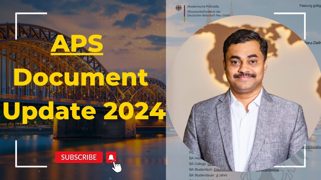 Breaking Down the New APS Document for German University Admissions # ...