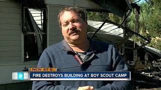 Administration building at popular Boy Scout Camp destroyed in fire