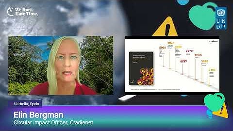 "Already by 2030, we are running out of gold, tin, chromium..." - Elin Bergman, Circular Impact Offi