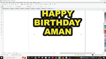 Coreldraw tutorial - cake toppers files - how to create designs files in coreldraw