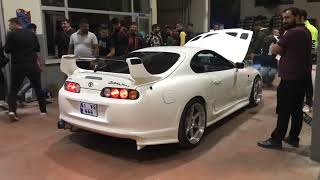 Toyota Supra mk4 ile Efsane egzoz sesi🤑