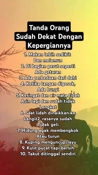 Tanda Orang Yang Sudah Dekat Dengan Kepergiannya#feedshorts #qoutes #kematian #ajal