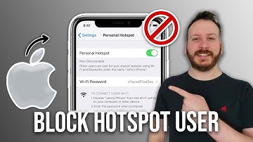 How to Block Hotspot User on Iphone