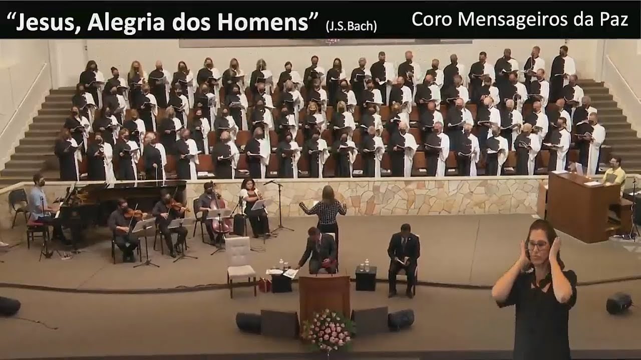 Coro Mensageiros da Paz - Jesus, alegria dos homens (Bach)