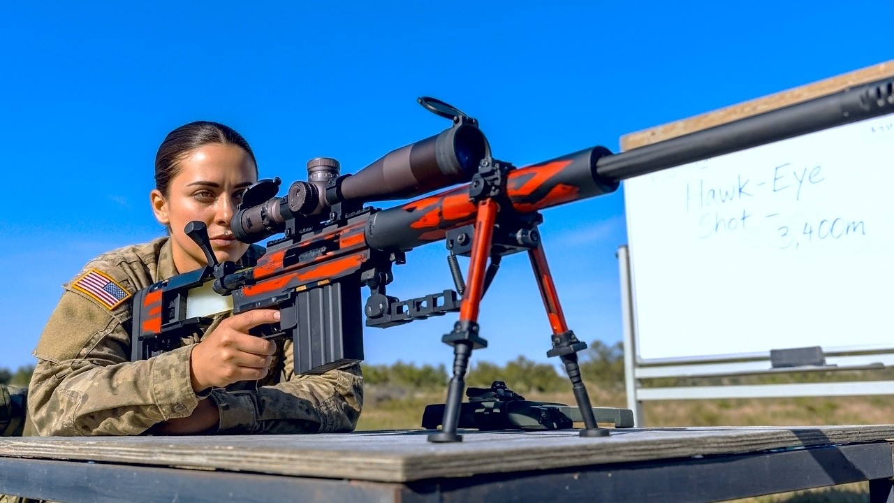 THEY LAUGHED AT HER CALL SIGN ‘HAWK-EYE’ — UNTIL HER CHEYTAC M200 SHOT ENDED THE AMBUSH!