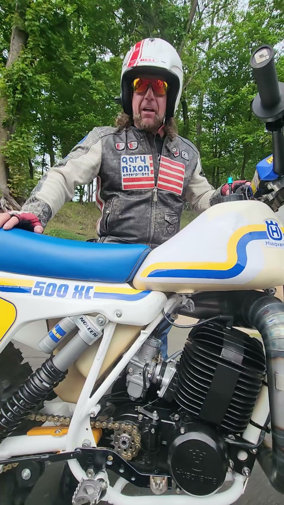 1983 HUSQVARNA XC500 SWEDISH BIG BORE 6 SPEED 2 STROKE 500CC