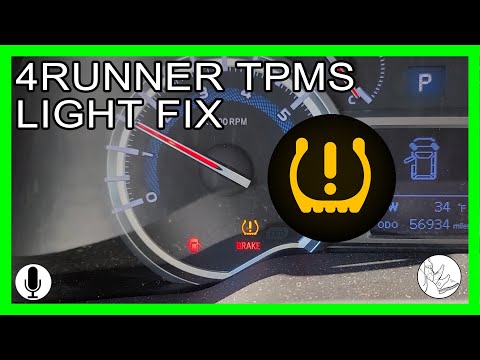 Toyota 4Runner TPMS Light Fix