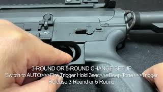 ADV COMBAT ELECTRONIC TRIGGER SETUP