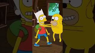 Simpsons Time parody of adventure time
