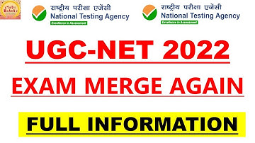 ugc net exam merge again