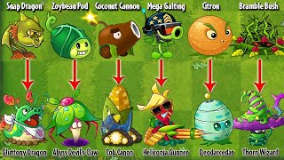 Pvz 2 Discovery  All Plants Evolution NOOB  PRO version