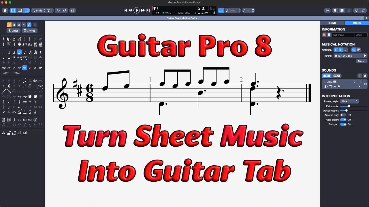 guitar-pro-8-entering-standard-notation-convert-music-notes-to-guitar-tabs-youtube