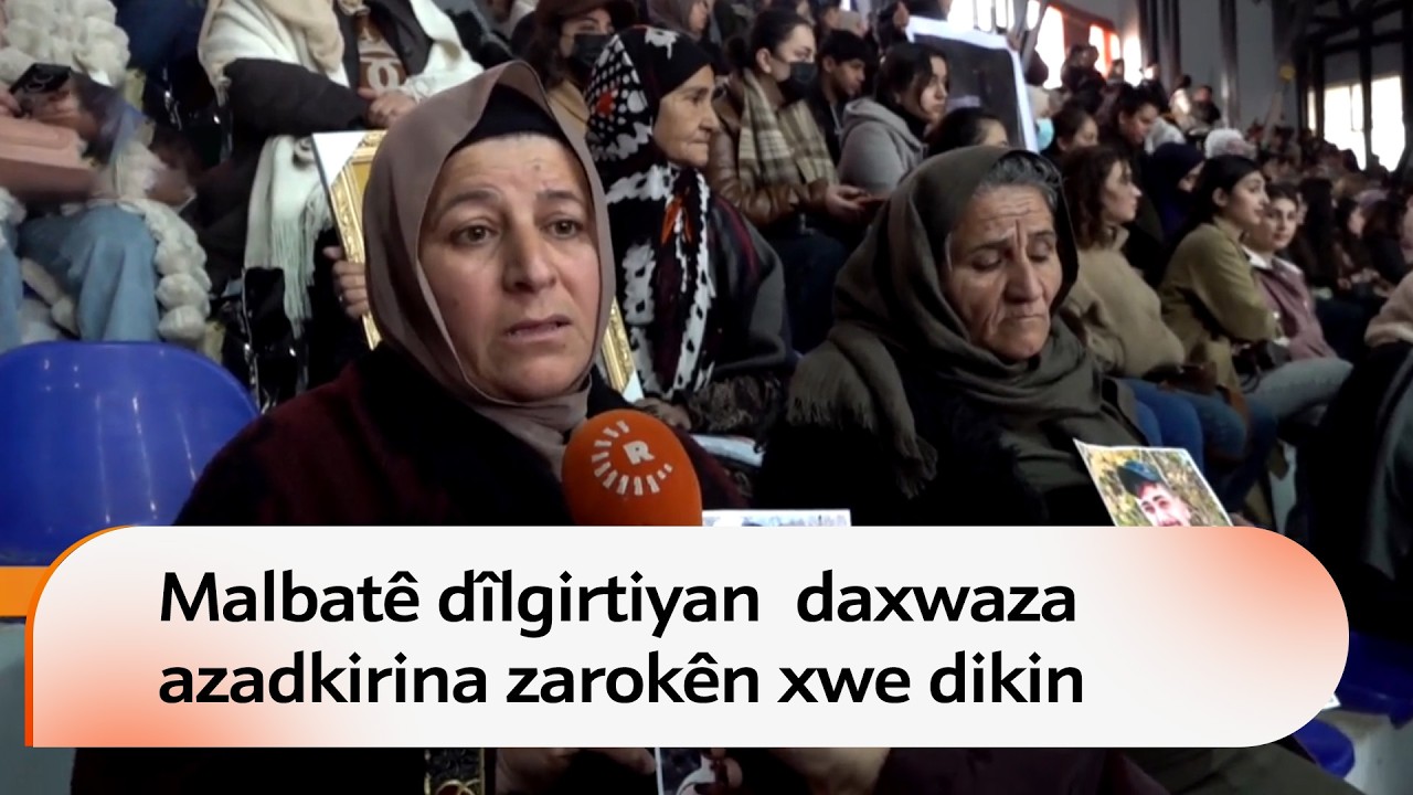 Malbat daxwaza azadkirina zarokên xwe dikin