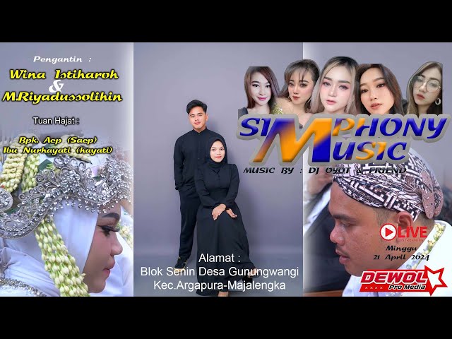 LIVE SIANG-SIMPHONY MUSIC Wedding-Wina Istiharohu0026M.Riyadussolihin-Gunungwangi-Argapura-MJL 21042024 class=
