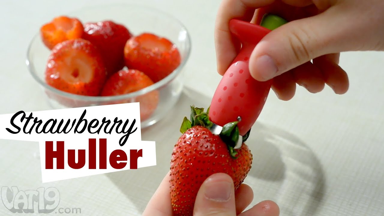 VIPOKO Strawberry Huller,Easy Use Strawberry Huller Stem,Awesome Kitchen Gadgets Strawberry Corer