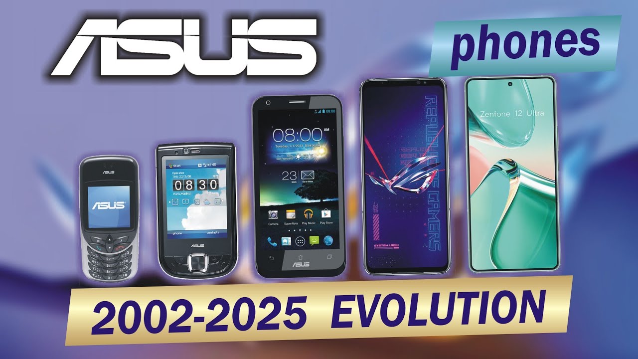 Asus phones evolution 2002-2025 | 179 models | 48 commercials - YouTube