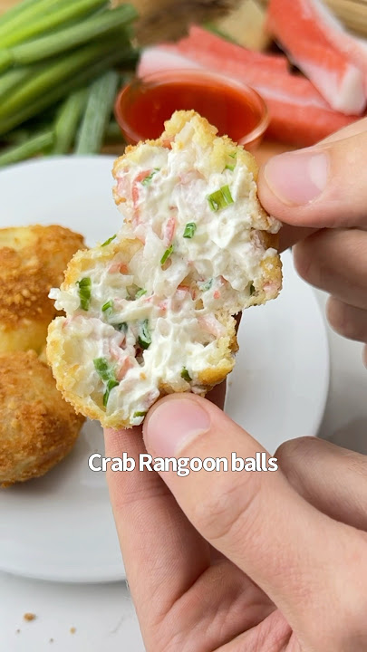 Creamy Crab Rangoon Balls 😋🙌🦀