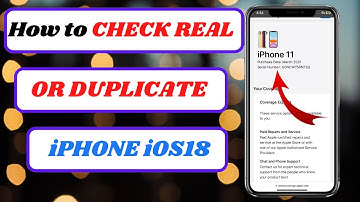 How to Check if Your iPhone is Original or Fake Using Serial Number (iOS 18 Guide!)