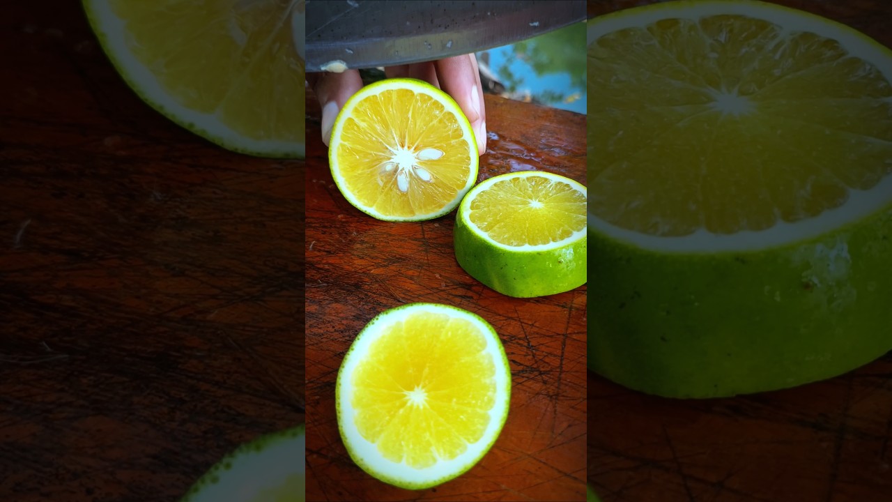 I Cut A Lot Of Sweet Lemons — Fruit Cutting Skills