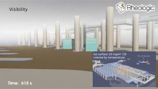 Simulated fire in a bus terminal screenshot 4