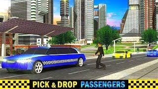 Limo Taxi Transport Sim 2016 - Android Gameplay HD screenshot 1