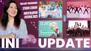 INI UPDATE: 'True Love' Performance; U MINE STUDIO CHOOM; Band LIVE; ROCK IN JAPAN FES2025🍂Reaction