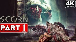 SCORN Gameplay part 1 || Scorn Walkthrough || 8 bitryan || Horror Game || No Commentary